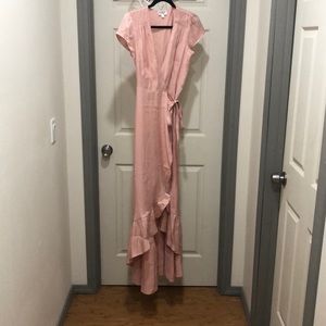 XIX PALMS NAPA WRAP DRESS